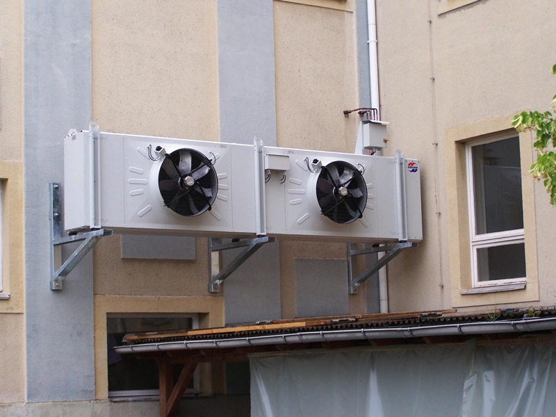 Low-noise-Verflüssiger in einem Krankenhaus